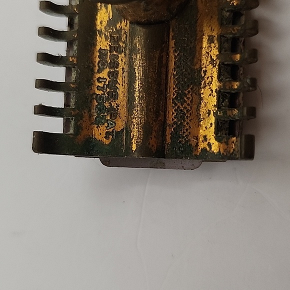 Vintage 1930s Gillette Reissue Brass 3 piece Safety Razor Gold Tone - Picture 8 of 9